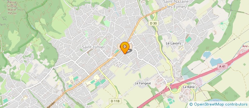 localisation de l'entreprise MONSIEUR ALAIN MULOMBA  SAINT-ISMIER