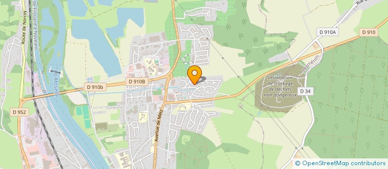 localisation de l'entreprise MONSIEUR ALAIN MUNIER  PONT-A-MOUSSON