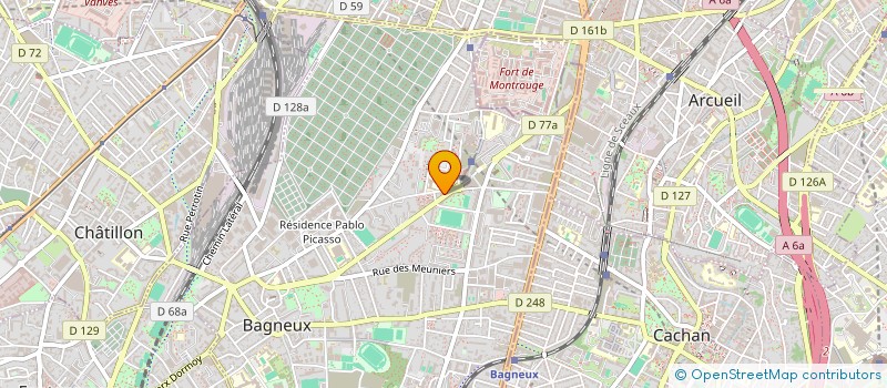 localisation de l'entreprise MONSIEUR ALAIN MUONGKHOT à BAGNEUX