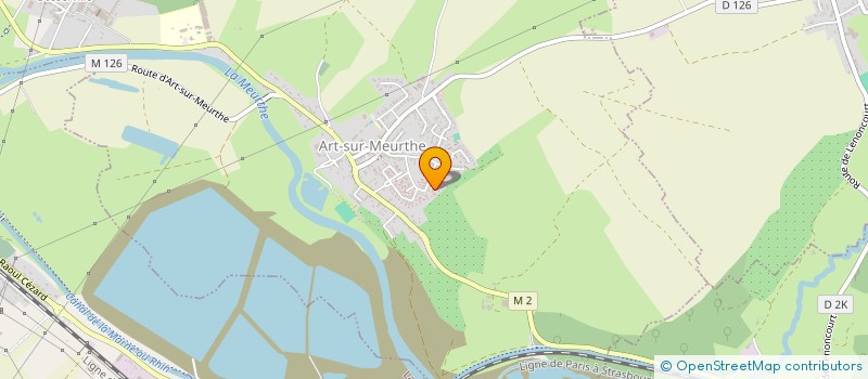 localisation de l'entreprise MONSIEUR ALAIN MURE  ART-SUR-MEURTHE