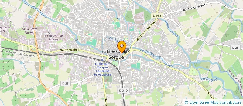 localisation de l'entreprise MONSIEUR ALAIN NADAL à L'ISLE-SUR-LA-SORGUE