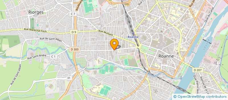 localisation de l'entreprise MONSIEUR ALAIN NAHIM à ROANNE
