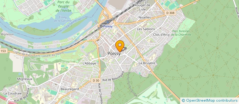 localisation de l'entreprise MONSIEUR ALAIN NAISSANT à POISSY