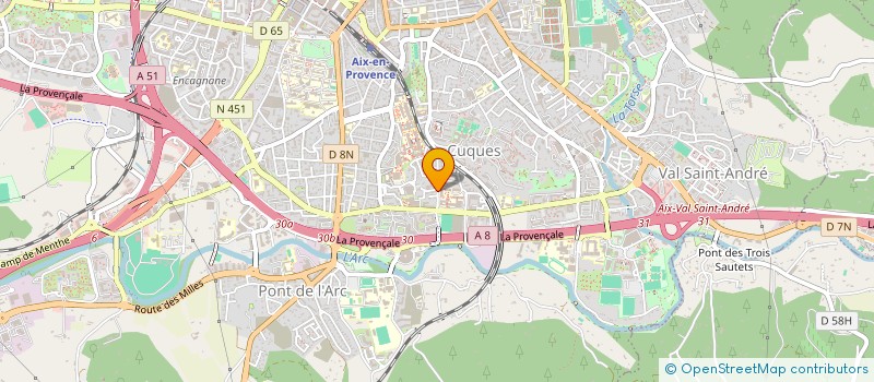 localisation de l'entreprise MONSIEUR ALAIN NALLET à AIX-EN-PROVENCE