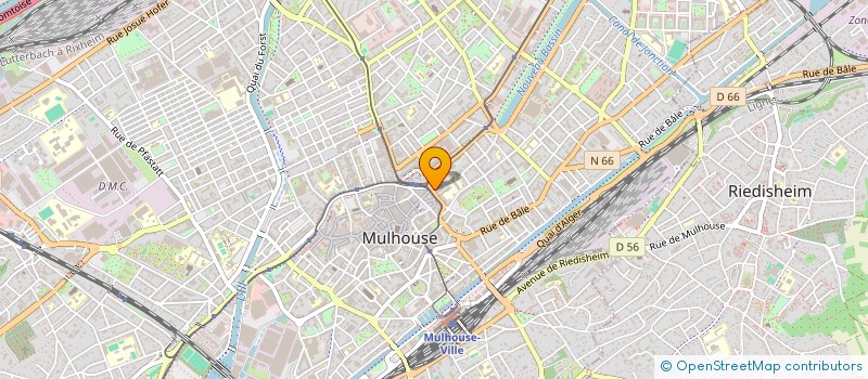 localisation de l'entreprise MONSIEUR ALAIN NAPP  MULHOUSE