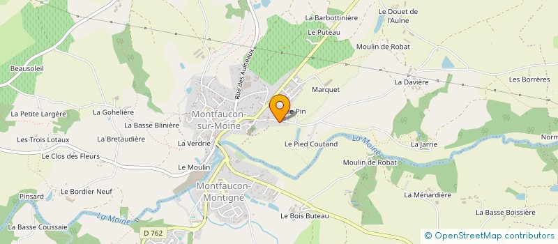 localisation de l'entreprise MONSIEUR ALAIN NAUD à SEVREMOINE