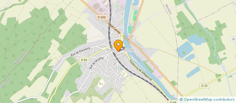 localisation de l'entreprise MONSIEUR ALAIN NAUDOT à PONT-SUR-YONNE