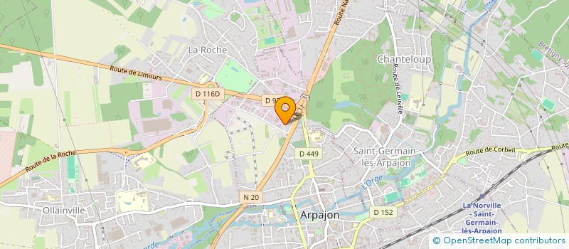 localisation de l'entreprise MONSIEUR ALAIN NDJANTOU MBITCHA à ARPAJON