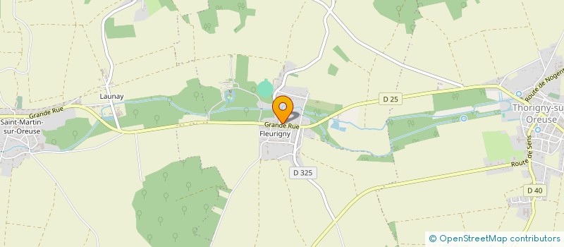 localisation de l'entreprise MONSIEUR ALAIN NEDELEC  THORIGNY-SUR-OREUSE