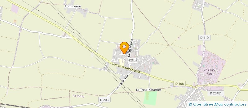 localisation de l'entreprise MONSIEUR ALAIN NEUVIAL  CLAVETTE