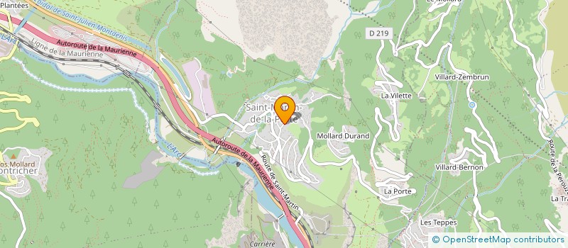 localisation de l'entreprise MONSIEUR ALAIN NEUVILLE  SAINT-MARTIN-DE-LA-PORTE