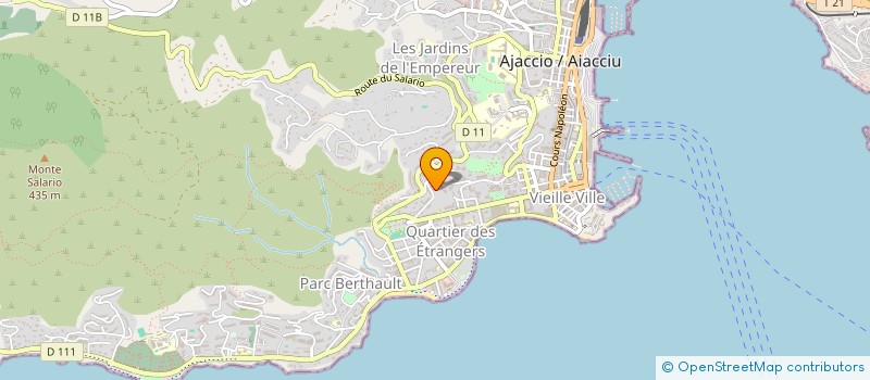 localisation de l'entreprise MONSIEUR ALAIN NICLOSSE à AJACCIO