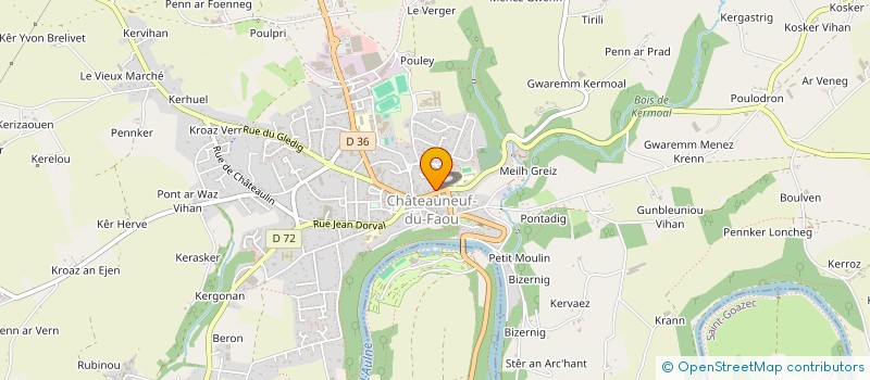 localisation de l'entreprise MONSIEUR ALAIN NICOLAS à CHATEAUNEUF-DU-FAOU