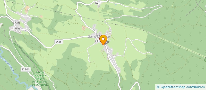 localisation de l'entreprise MONSIEUR ALAIN NICOLET  SAINT-MAURICE-CRILLAT