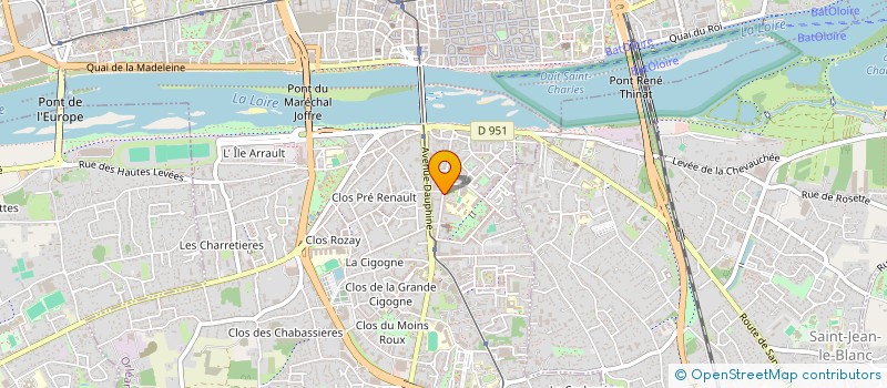 localisation de l'entreprise MONSIEUR ALAIN NICOLINI  ORLEANS