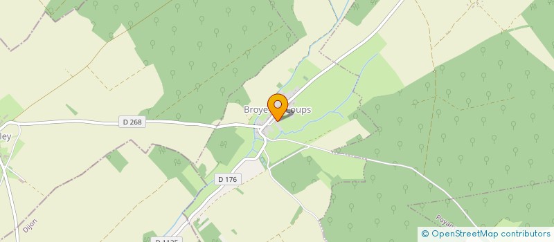 localisation de l'entreprise MONSIEUR ALAIN NICOLLE  BROYE-LES-LOUPS-ET-VERFONTAINE