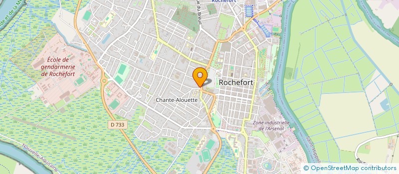 localisation de l'entreprise MONSIEUR ALAIN NICOLLEAU  ROCHEFORT