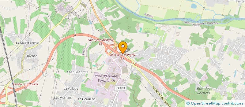 localisation de l'entreprise MONSIEUR ALAIN NIVET à SAINT-YRIEIX-SUR-CHARENTE