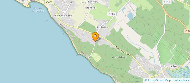 localisation de l'entreprise MONSIEUR ALAIN NOBLE  DOLUS D'OLERON