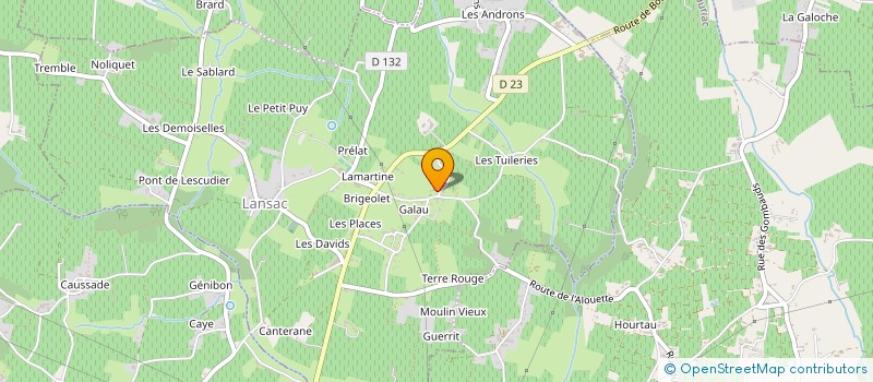 localisation de l'entreprise MONSIEUR ALAIN NOEL  LANSAC