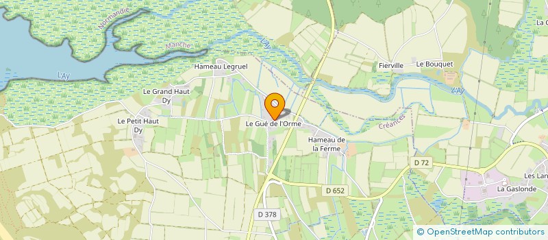 localisation de l'entreprise MONSIEUR ALAIN NOIRET à CREANCES