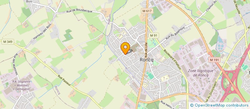 localisation de l'entreprise MONSIEUR ALAIN NOIRMAIN à RONCQ
