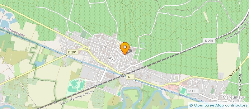 localisation de l'entreprise MONSIEUR ALAIN NOISELET  AY-CHAMPAGNE