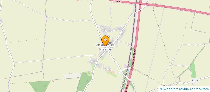 localisation de l'entreprise MONSIEUR ALAIN NOLLET à ABLAINCOURT-PRESSOIR