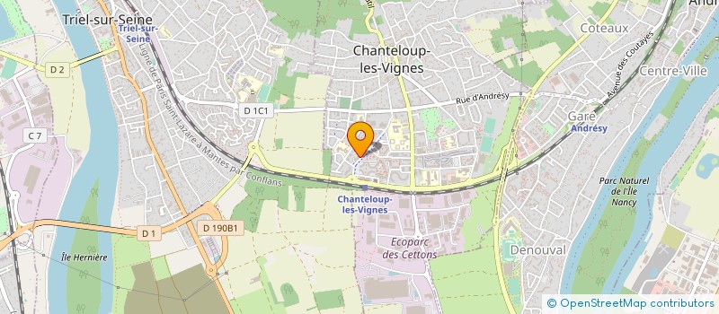 localisation de l'entreprise MONSIEUR ALAIN NOMBRE à CHANTELOUP-LES-VIGNES