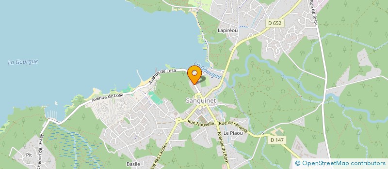 localisation de l'entreprise MONSIEUR ALAIN NORMAND  SANGUINET