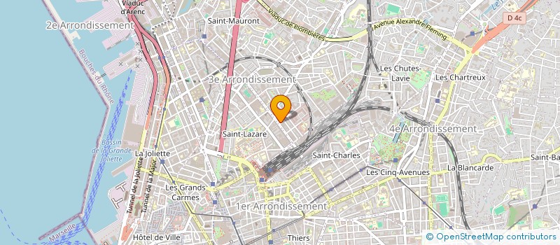 localisation de l'entreprise MONSIEUR ALAIN NOUVEL à MARSEILLE