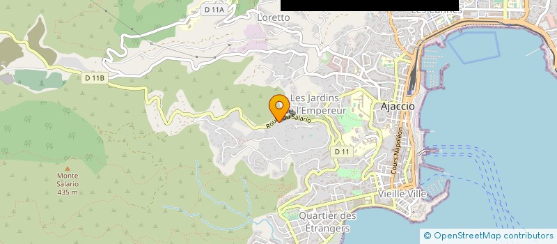 localisation de l'entreprise MONSIEUR ALAIN NOVELLO à AJACCIO