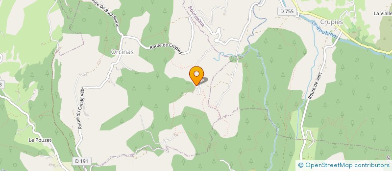 localisation de l'entreprise MONSIEUR ALAIN NOYER  ORCINAS