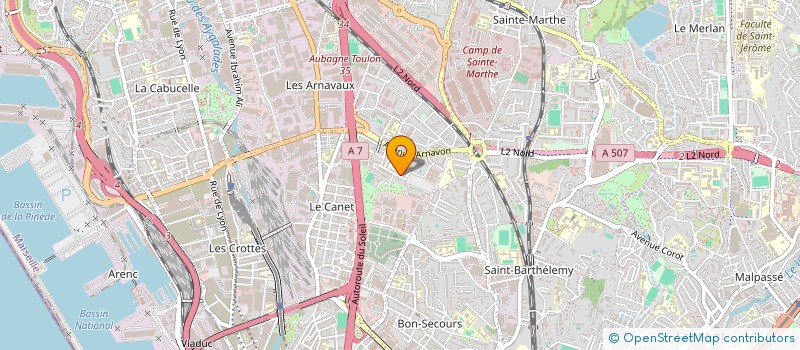 localisation de l'entreprise MONSIEUR ALAIN NTEME MESSI à MARSEILLE