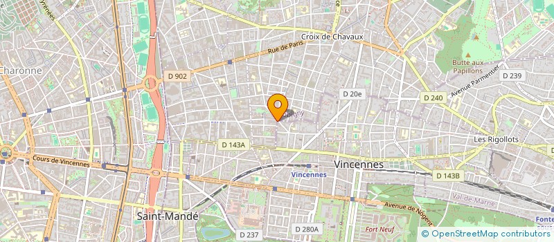localisation de l'entreprise MONSIEUR ALAIN OESCH à MONTREUIL
