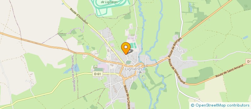 localisation de l'entreprise MONSIEUR ALAIN OLAIZOLA  LIGNIERES