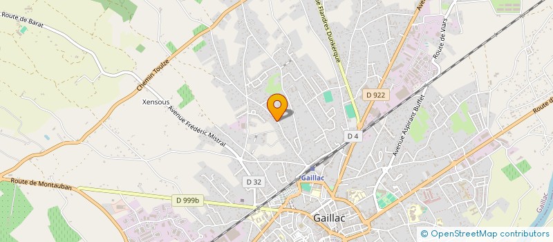 localisation de l'entreprise MONSIEUR ALAIN OLIVET  GAILLAC