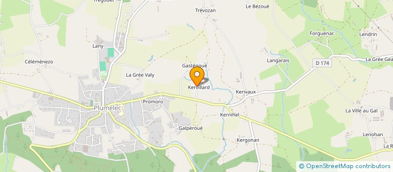 localisation de l'entreprise MONSIEUR ALAIN OLIVEUX à PLUMELEC