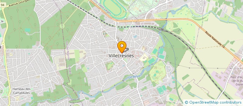 localisation de l'entreprise MONSIEUR ALAIN ORGEL  VILLECRESNES