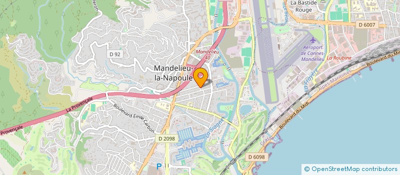localisation de l'entreprise MONSIEUR ALAIN ORHON à MANDELIEU-LA-NAPOULE