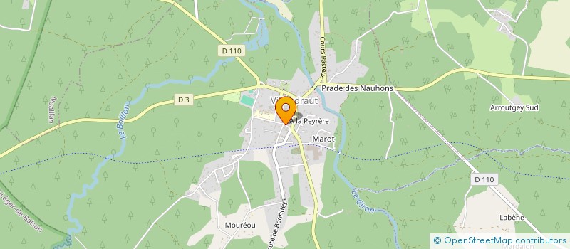 localisation de l'entreprise MONSIEUR ALAIN ORTEGA  SAINT-MAIXANT