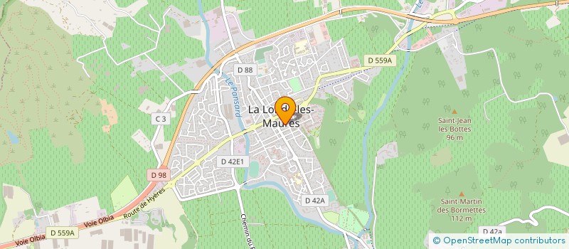 localisation de l'entreprise MONSIEUR ALAIN ORTIGUE à LA LONDE-LES-MAURES