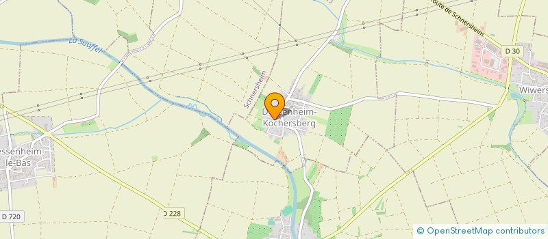 localisation de l'entreprise MONSIEUR ALAIN OTT  DOSSENHEIM-KOCHERSBERG