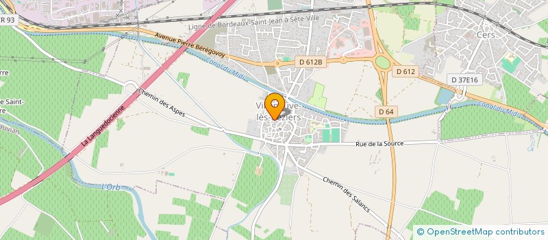 localisation de l'entreprise MONSIEUR ALAIN OUAGNE-GILLET à VILLENEUVE-LES-BEZIERS
