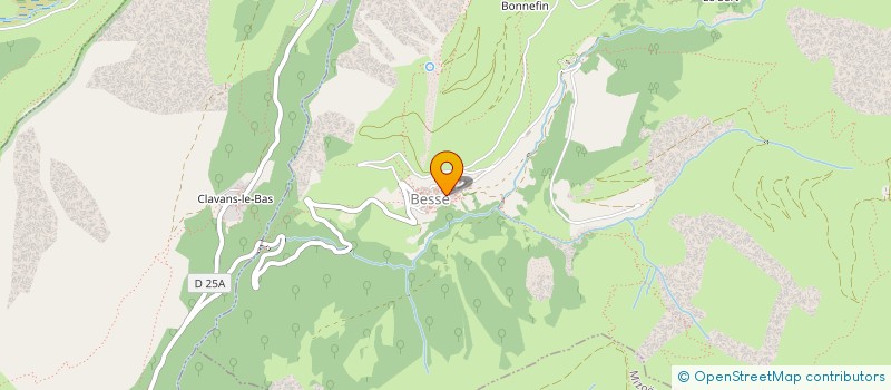 localisation de l'entreprise MONSIEUR ALAIN OUGIER  BESSE