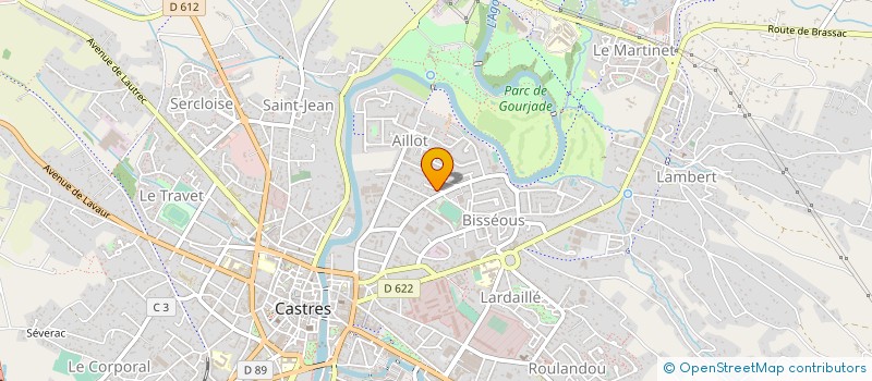 localisation de l'entreprise MONSIEUR ALAIN OUKHALED à CASTRES