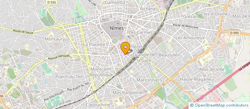 localisation de l'entreprise MONSIEUR ALAIN OUVRIER à NIMES