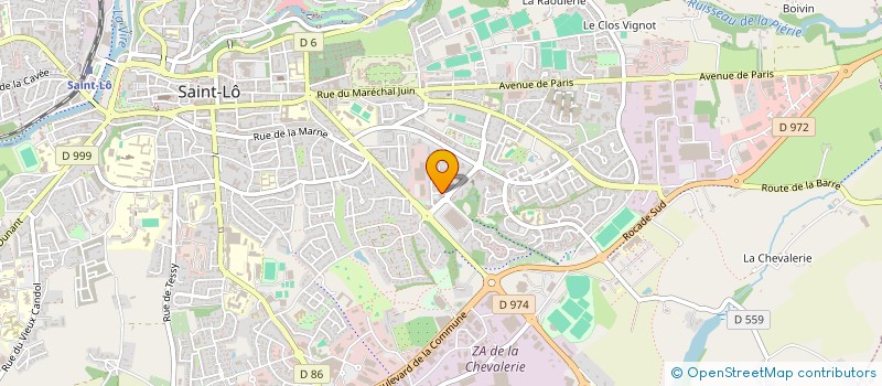 localisation de l'entreprise MONSIEUR ALAIN OZOUF  SAINT-LO