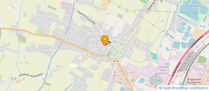 localisation de l'entreprise MONSIEUR ALAIN PACE  SEYSSES