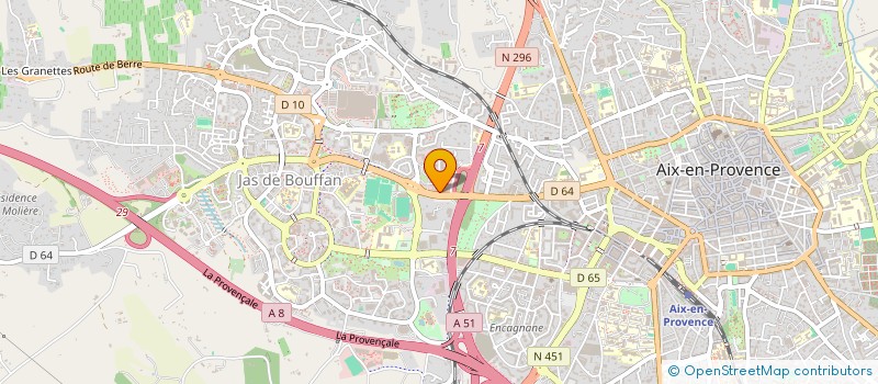 localisation de l'entreprise MONSIEUR ALAIN PAGET  AIX-EN-PROVENCE